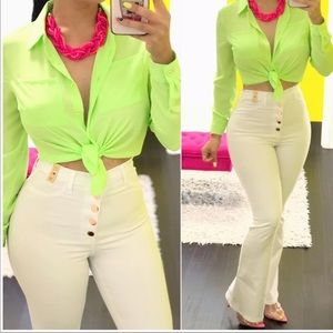 Green Neon Blouse 💚